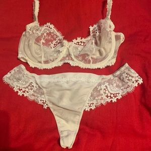 Simone Perele 32 DDD bra and med. panties
